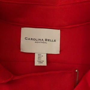 Orange red blazer jacket designer brand casual